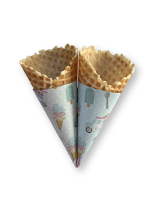 Rożek waflowy 1302713/3000 koperta  z Owijką 130x56 ( 320szt)