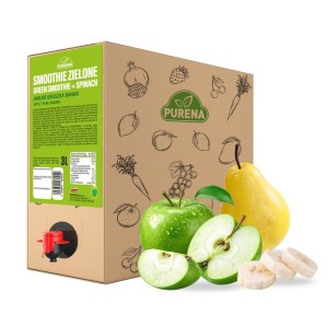 Smoothie zielone owoce -  zielone jabłko gruszka banan ,  szpinak NFC 3 L 